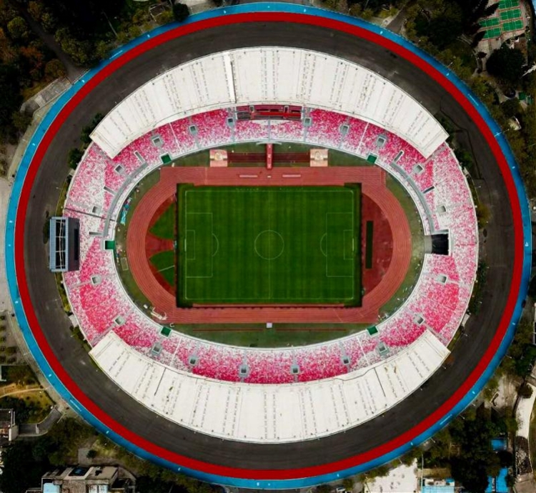 UEFA欧洲杯广州跑友们的大福利来啦！“天体环路”千米塑胶跑道8月底亮相